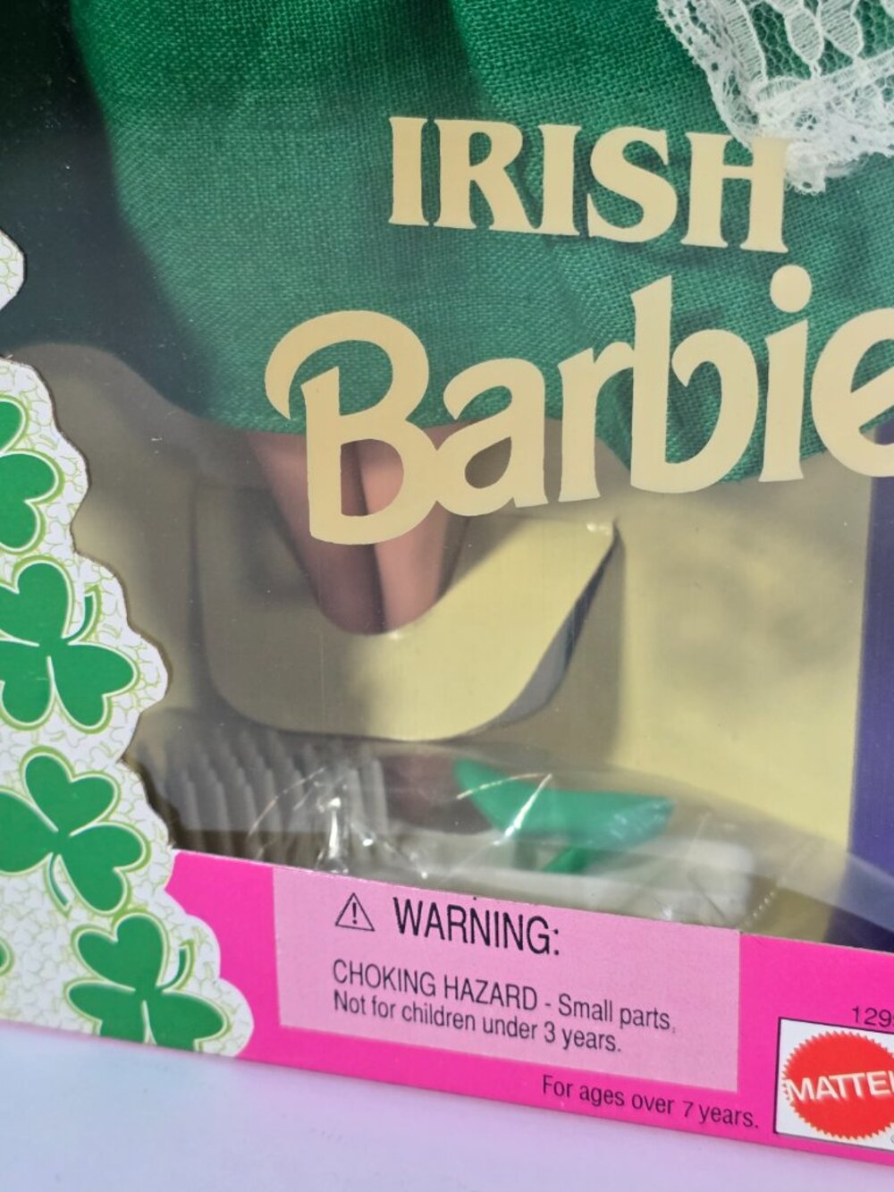 1994 Barbie Dolls Of The World Irish Barbie Ireland #12998 New In Box Read - Picture 5 of 7